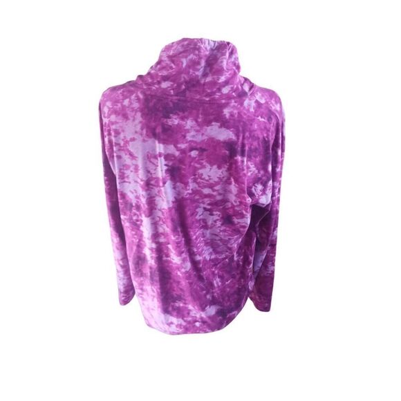 Lands end modest tye dye large Women's full coverage funnel neck - Picture 2 of 3